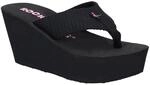Sandales compens&eacute;es Diver Rocket Dog Pour Femme en Noir