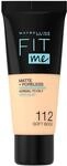 Fit Me! Foundation Matte+poreless #112-soft Beige 30 ml