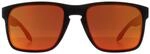 Oakley Square Mens Matt Schwarz Prizm Ruby Sonnenbrillen