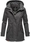 Marikoo leichte Damen &Uuml;bergangsjacke mit abnehmbarer Kapuze