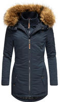 Marikoo Damen Winterjacke &ndash; Sanakoo, warm mit abnehmbarem Fellkragen