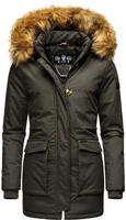 Navahoo Winterjacke Schneeengel Princess mit abnehmbarem Kunstfellkragen, warm