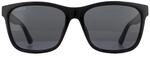Gucci Rectangle Mens Black Grey Sonnenbrille...
