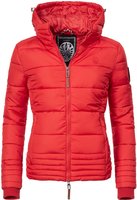 Marikoo Damen Steppjacke mit abnehmbarer Kapuze & 2-Wege-Rei&szlig;verschluss