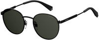 Polaroid Round Unisexe Black Dark Grey Polarise Lunettes de soleil