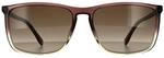 Hugo Boss Square Mens Braun Grau Braun Gradient Sonnenbrille