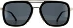 Hugo Boss Aviator Herren Schwarz Gold Grau 90041091