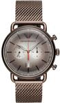 Emporio Armani AR11169 Braun Mesh Chronograph Herrenuhr