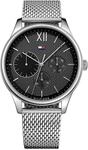 Stilvolle Herrenuhr von der Marke Tommy Hilfiger. Die Uhr hat ein Stahlarmband, das