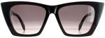 Alexander McQueen Cat Eye Damen Schwarz Grau AM0299S