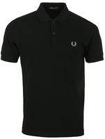 GBFred Perry Slim Fit Polo mit Logo Schwarz/Chrom