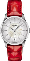 Tissot T-Classic Chemin Des Tourelles Powermatic 80 Damenuhr Rot T1392071611100