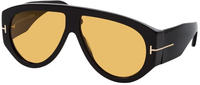 Tom Ford Bronson FT1044 01E gl&Atilde;&curren;nzend schwarz braun Sonnenbrille