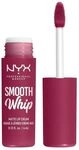 NYX Smooth Whipe Cr&egrave;me &Agrave; L&egrave;vres Mate #fuzzy Pantoufles 4 ml