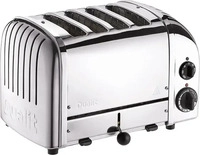 Dualit Classic 4er-Toaster Polished (Poliertes Metall)