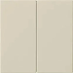 Gira Wippe 2-fach Cremewei&szlig; 537001