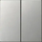Gira Wippe 2-fach Edelstahl 5370600