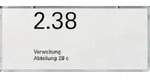 Gira T&uuml;r-Orientierungsschild 2-fach Standard 55 E22 107200