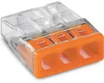 WAGO Verbindungsdosenklemme 3x 0.5-2.5 orange 2273-203
