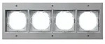 Gira Abdeckrahmen 4-fach TX_44 alu 021465