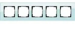 Gira Abdeckrahmen 5-fach Esprit Glas mint 021518