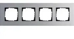 Gira Abdeckrahmen 4-fach Esprit Aluminium 021417