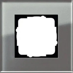 GIRA 211122, Gira Abdeckrahmen 1-fach Esprit Glas umbra 0211122