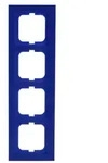 Busch-Jaeger Rahmen 4-fach blau 1724-288
