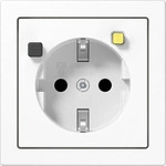 Jung LS5520.30WW, Jung FI-SCHUKO Steckdose (RCD) 30 mA Serie LS, alpinwei&szlig;