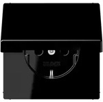 Jung SCHUKO Steckdose 16A 250V, schwarz LS 1520 NKL SW