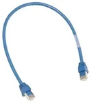Hager ZZ45WAN100 Patch-Leitung 4kV mit 2xRJ45 Stecker f&uuml;r WAN-Anwendung, Farbe bla