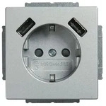 Busch-Jaeger SCHUKO-2x USB Steckdose 20 EUCB2USB-83