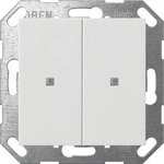 GIRA 517303, Gira Taster Wippe KNX, 2-fach, Reinwei&szlig; 517303
