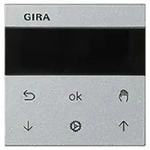 Gira S3000 Jalousie- + Schaltuhr Display System 55 Aluminium 536626