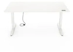 Elektrisch h&ouml;henverstellbarer Schreibtisch 180x80 cm, Wei&szlig; - Yaasa Desk Pro