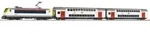 Startset SmartControl WLAN Bettungsgleis BR 186 Doppelstockpersonenzug SNCB