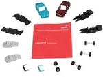 H0 PKW MiniKit VW Porsche 944 blau/rot