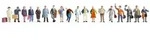 H0 Figuren XL Set Reisende