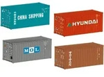 H0 Containerset 20ft. 4x