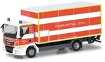 H0 LKW MAN TGM mit Ladebordwand Feuerwehr D&uuml;sseldorf