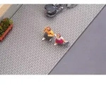 H0 Bastelplatte Gehweg dunkelgrau
