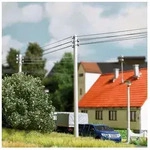 H0 Freileitung Betonmasten 12x