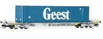 G&uuml;terwagen Container Wagen Sffgmss IFA mit 45ft Container GEEST Touax