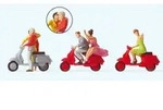 H0 Figuren Vespa-Fahrer