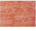 H0 Mauerplatte Sandstein rot