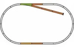 A-Gleis mit Bettung Set B