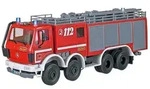 H0 LKW Feuerwehr L&ouml;schwagen mit 3 Blaulichtern
