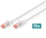 DIGITUS Patchkabel CAT 6 S/FTP DK-1644-0025-W(VE10)