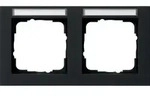 Gira Abdeckrahmen 2f. sw 109209