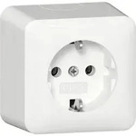 Gira SCHUKO-Steckd.+Montagepl. 444013